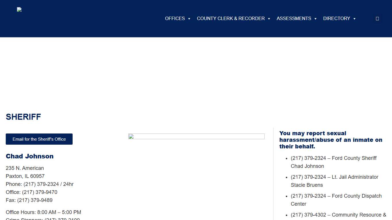 Sheriff - Ford County Illinois